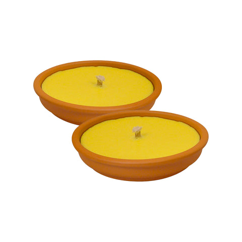 Set 2 Candele Zanza Tiger Icaridina 14cm