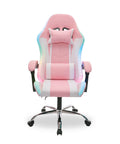 nexor sedia gaming ergonomica con luci rgb e cuscino lombare massaggiante poltrona ufficio reclinabile con telecomando ean 8056819078855