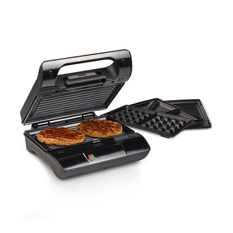 Macchina Per Waffle E Sandwich In Acciaio Inox 800w