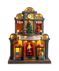 saint joy casa di babbo natale animata luci led musica e movimento ean 8050043127365