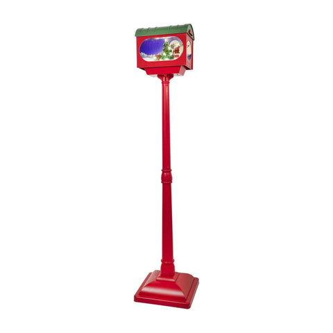 Decorazione Natalizia Lampione Flash 160 cm con LED e Musica per Interno ed Esterno