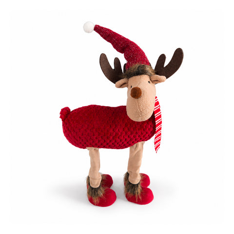 saint joy renna natalizia grande 63 cm in peluche morbido decorazione natale con zampe appesantite 4 colori ean 8056819079708