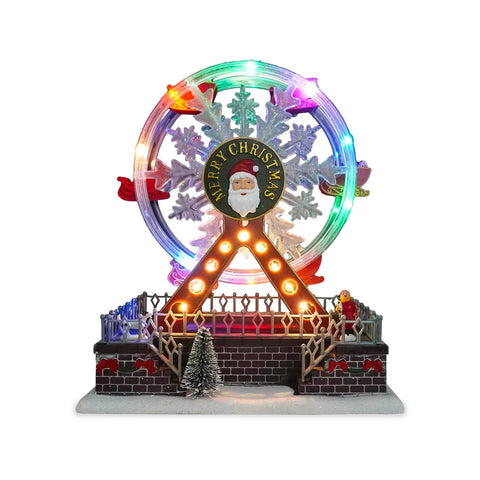 saint joy ruota panoramica natalizia joywheel con luci led movimento e musica ean 8050043127433