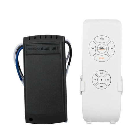 Device Trasmettitore e Ricevitore per Ventilatore da Soffitto con Telecomando – Controllo Luce, Timer e 3 Velocità – Universale ad Alta Efficienza – Risparmio Energetico e Avviamento Immediato