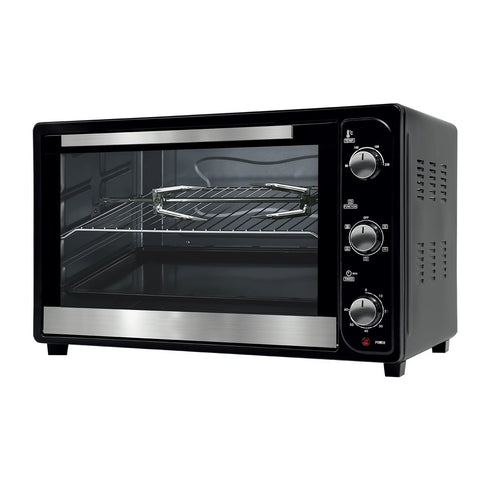 Forno Elettrico Ventilato 66 Litri 2200 Watt con Girarrosto e Accessori 5 Modalità di Cottura