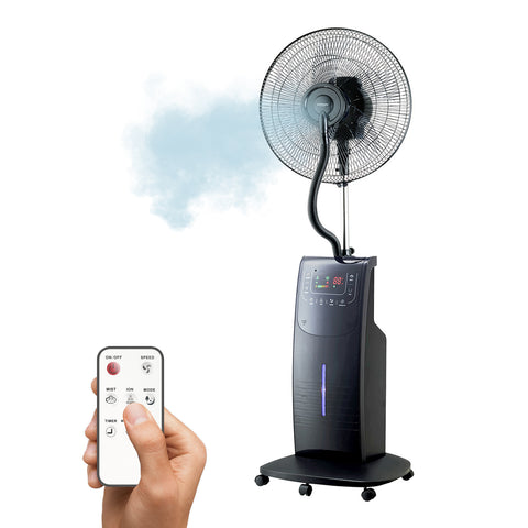 Ventilatore A Piantana Con Nebulizzatore 90w