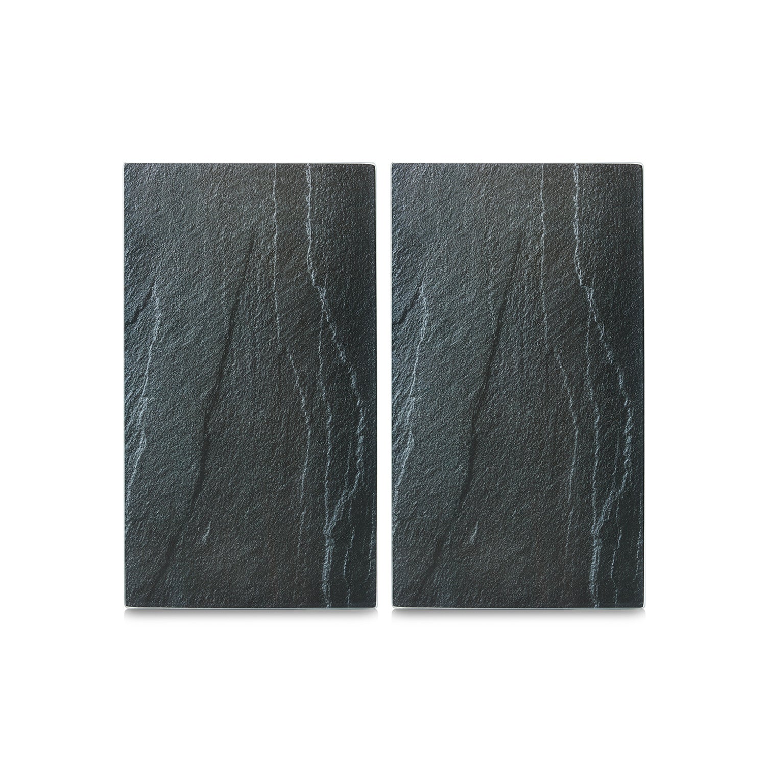 Set 2 Lastre Copri Fuochi Per Piani Cottura Ardesia