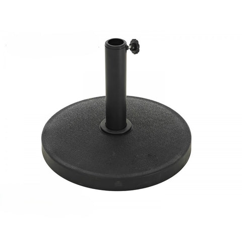 Base Ombrellone in Cemento 12kg ø42cm Compatibile con Pali 38-48mm, Manovella di Bloccaggio Inclusa – Piedistallo Pesante per Giardino e Terrazzo
