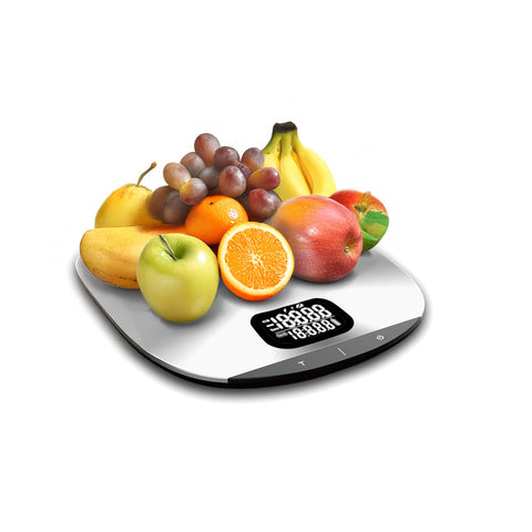 zephir bilancia da cucina in acciaio 5kg ultra compatta lcd funzione tara ean 8019101729767