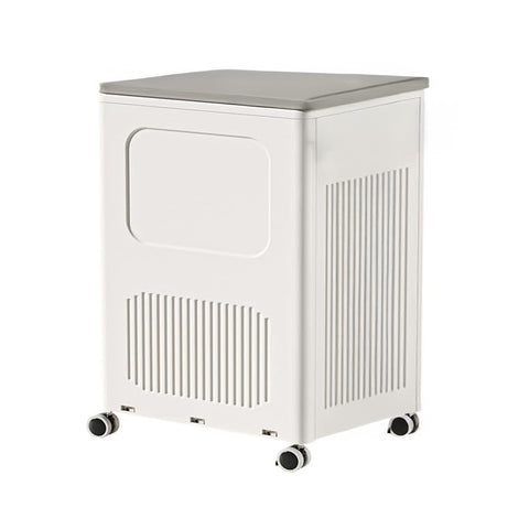 avilia cesto portabiancheria con coperchio e ruote capienza 123l plastica ean 8052879010224