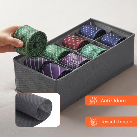 avilia home divisori cassetti set 8 organizer pieghevoli per armadio e como ean 8052879011108