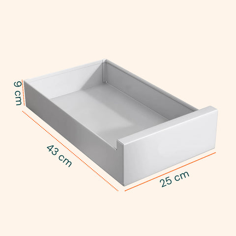 avilia home organizer estraibile salvaspazio contenitore scorrevole multiuso bianco ean 8052879011832