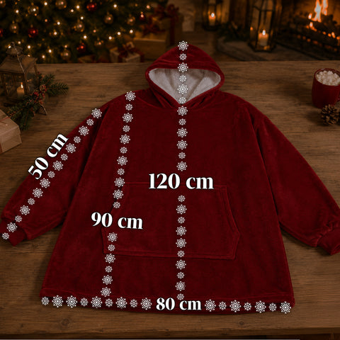 saint joy coperta con maniche e cappuccio felpa coperta oversize 2 colori ean 8050043128386