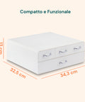 avilia home organizer per cialde e capsule caffe 4 cassetti design salvaspazio ean 8052879010583