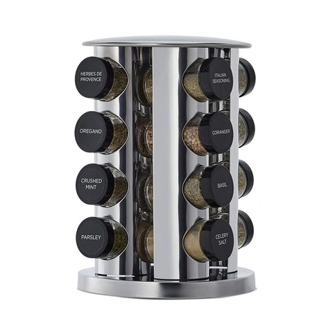 avilia home porta spezie girevole 360 da cucina con 16 barattoli inclusi ean 8052879010859