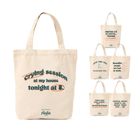 avilia home tote bag riutilizzabile 35x40 cm in cotone e poliestere ean 8052879012242