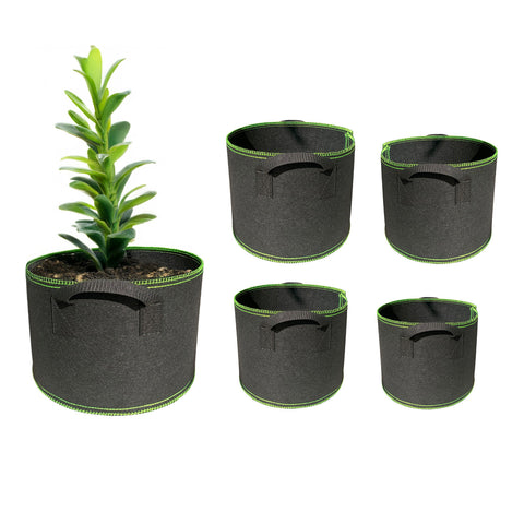 daimann vasi da coltivazione in tessuto con manici 10 75l set da 5 ean 8056590070314