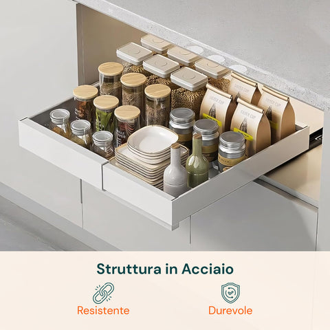 avilia home organizer estensibile per cassetti e dispensa vassoio regolabile multiuso ean 8052879011818