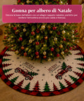 saint joy copri base albero di natale a120 cm in peluche 4 fantasie ean 8050043128331