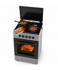 wintem cucina a gas 50x50 cm con forno a gas 49 litri 4 fuochi di diversa potenza valvole di sicurezza e coperchio ean 8056819078930