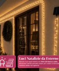 saint joy luci natalizie da esterno solari con telecomando 4 lunghezze ean 8050043128454