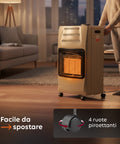wintem buddy stufa a gas pieghevole potenza 42kw con 3 livelli di riscaldamento ean 8052286432039