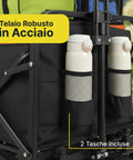 daimann carrello pieghevole da esterno taglia l 90kg taglia xl 120kg con ruote ean 8056590070642
