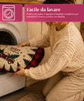 saint joy copri base albero di natale a120 cm in peluche 4 fantasie ean 8050043128331