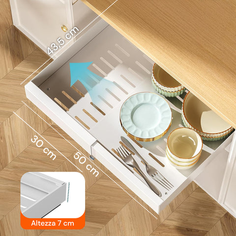 avilia home organizer estensibile per cassetti e dispensa vassoio regolabile multiuso ean 8052879011818