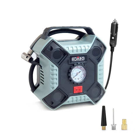 Compressore Elettrico Con Tubo 63cm E 3 Adattori 12v