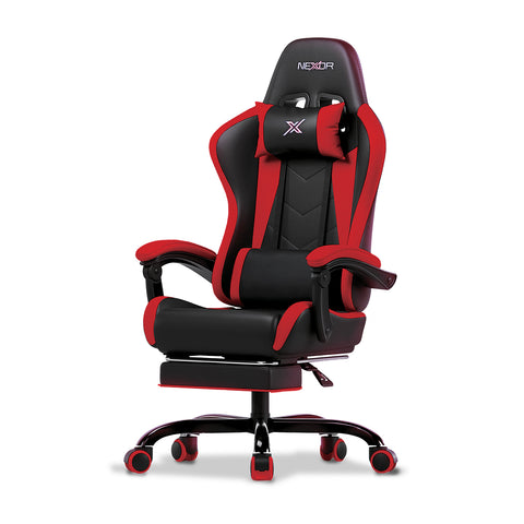 nexor sedia gaming reclinabile con poggiapiedi estraibile cuscino lombare e poggiatesta ean 8052879011771