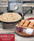 pensofal crepiera 27cm antiaderente effetto pietra per induzione e tutti i fuochi ean 8020173085231