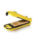 immagine-2-princess-piastra-elettrica-per-waffle-antiaderente-con-piedini-antiscivolo-700w-giallo-ean-8713016092069