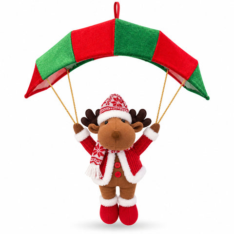 saint joy paracadute natalizio da appendere 80 cm con personaggio di natale 4 personaggi ean 8056819079845