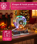 saint joy ruota panoramica natalizia joywheel con luci led movimento e musica ean 8050043127433
