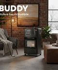 wintem buddy stufa a gas pieghevole potenza 42kw con 3 livelli di riscaldamento ean 8056819043532