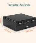 avilia home organizer per cialde e capsule caffe 4 cassetti design salvaspazio ean 8052879010583