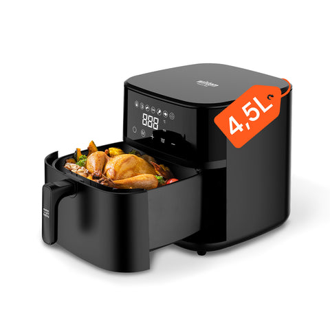 wintem friggitrice ad aria 45l con display led touch e 7 programmi di cottura 1800w ean 8052286432213