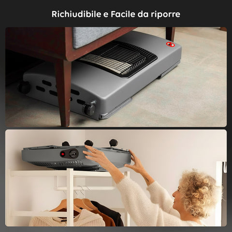 wintem buddy stufa a gas pieghevole potenza 42kw con 3 livelli di riscaldamento ean 8052286432039