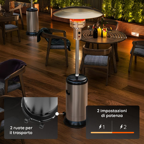 wintem riscaldatore a fungo da esterno ideale per giardini terrazze e locali ean 8052286430578