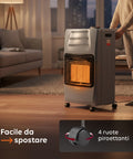 wintem buddy stufa a gas pieghevole potenza 42kw con 3 livelli di riscaldamento ean 8052286432039