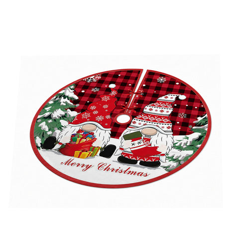 saint joy copri base albero di natale a120 cm in peluche 4 fantasie ean 8050043128331