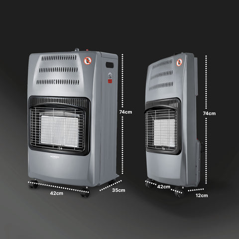 wintem buddy stufa a gas pieghevole potenza 42kw con 3 livelli di riscaldamento ean 8052286432039