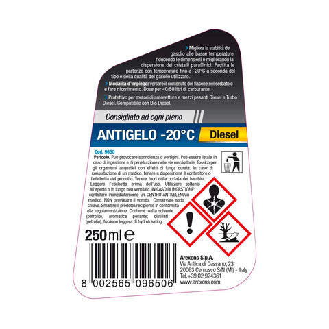 immagine-3-arexons-additivo-diesel-antigelo-20c-250ml-ean-8002565096506