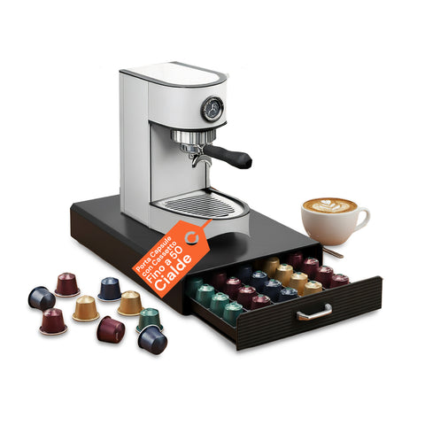 avilia home organizer capsule caffe 1 cassetto nero elegante capienza 50 capsule ean 8052879011023