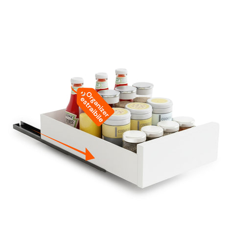 avilia home organizer estraibile salvaspazio contenitore scorrevole multiuso bianco ean 8052879011832