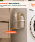 avilia home set 2 cestini magnetici multiuso in acciaio organizer portaoggetti salvaspazio a griglia installazione senza fori portata max 5 kg ean 8052879011979