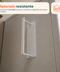avilia home set 2 organizer magnetici per grucce bianchi in acciaio supporto salvaspazio verticale per armadio e cabina portata 10 kg ean 8052879011962