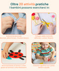 avilia kit creativo bambini 4 12 anni con zaino unicorno e 100 pezzi ean 8056819053623