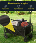 daimann carrello pieghevole da esterno taglia l 90kg taglia xl 120kg con ruote ean 8056590070642